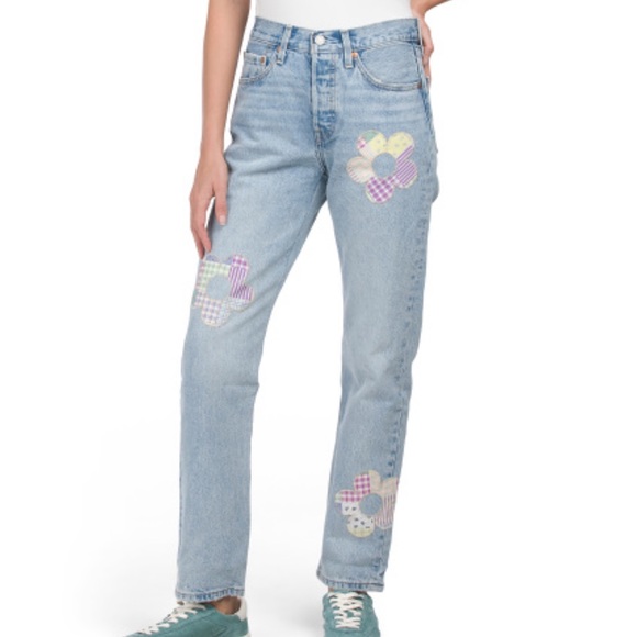 LEVIS Light Indigo Plus 501 Jeans - Picture 1 of 4